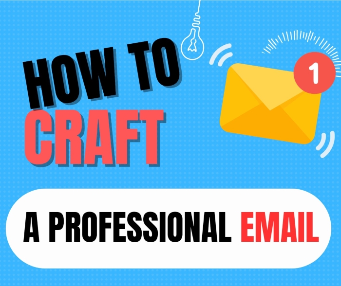 craft professional email